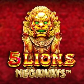 5 Lions Megaways slot logo by Pragmatic Play at Cobra Casino
