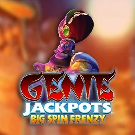 Jackpots logo of Genie Jackpots: Big Spin Frenzy from Blueprint Gaming at Cobra Casino