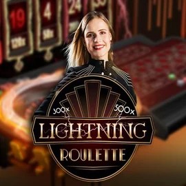 Lightning Roulette logo – Live Casino by Evolution at Cobra Casino