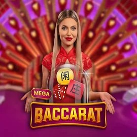 Mega Baccarat logo – Live Casino by Pragmatic Play at Cobra Casino