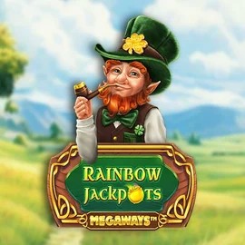 Rainbow Jackpots Megaways slot visual from Red Tiger Gaming available on cobracasino.pro