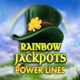 Rainbow Jackpots Power Lines logo by Red Tiger Gaming Cobra Casino