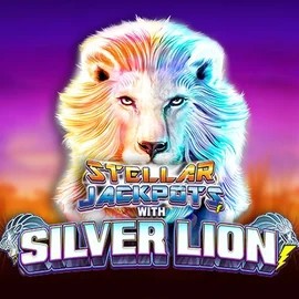 Stellar Jackpots with Silver Lion logo – Jackpots by Lightning Box Game at Cobra Casino